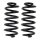 Suspension spring set rear axle BILSTEIN B3 for e.g. OPEL MOKKA MOKKA X