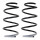 Suspension spring set front axle BILSTEIN B3 for e.g. RENAULT KANGOO