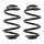 Suspension spring set rear axle BILSTEIN B3 for e.g. OPEL MOKKA MOKKA X