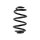 Suspension spring set rear axle BILSTEIN B3 for e.g. OPEL MOKKA MOKKA X