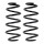 Suspension spring set front axle BILSTEIN B3 for e.g. VW PASSAT B6 Variant