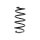 Suspension spring set front axle BILSTEIN B3 for e.g. RENAULT KANGOO Rapid