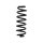 Suspension spring set for the car rear axle BILSTEIN B3 for e.g. VW TIGUAN
