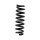 Suspension spring set for the car rear axle BILSTEIN B3 for BMW 3
