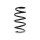Suspension spring set front axle BILSTEIN B3 for RENAULT KANGOO Rapid