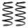 Suspension spring set front axle BILSTEIN B3 for e.g. RENAULT KANGOO