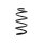 Suspension spring set front axle BILSTEIN B3 for MERCEDES-BENZ CITAN Mixto