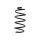 Suspension spring set front axle BILSTEIN B3 for e.g. FORD MONDEO V