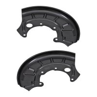 Brake disc splash plate set sheet steel Ø 260 mm...
