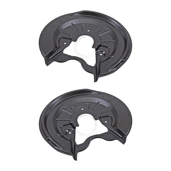 Brake disc splash plate set made of aluminium A.B.S. for VW GOLF and others