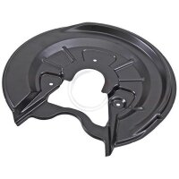 Brake disc splash plate set made of aluminium A.B.S. for...
