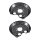 Brake disc splash plate set sheet steel A.B.S. for OPEL VECTRA and others