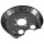Brake disc splash plate set sheet steel A.B.S. for OPEL VECTRA and others