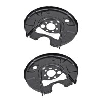 Brake disc splash plate set made of sheet steel A.B.S....
