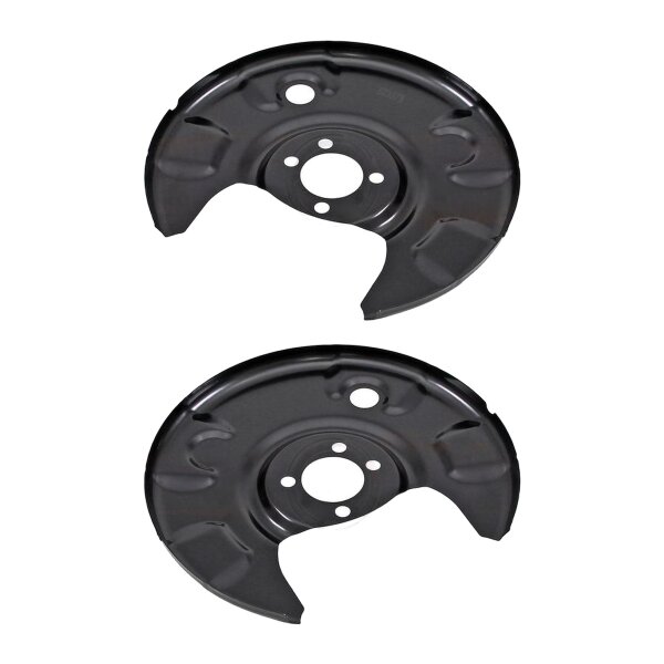 Brake disc splash plate set made of sheet steel A.B.S. for VW GOLF and others