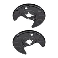 Brake disc splash plate set made of sheet steel A.B.S....