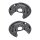 Brake disc splash plate set aluminium A.B.S. for SKODA YETI and others