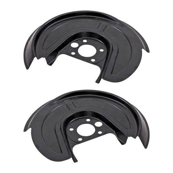 Brake disc splash plate set made of sheet steel A.B.S. for VW GOLF and others