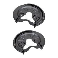 Brake disc splash plate set made of sheet steel A.B.S....