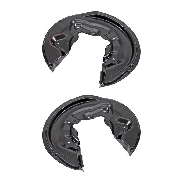 Brake disc splash plate set made of aluminium A.B.S. for AUDI A3 and others