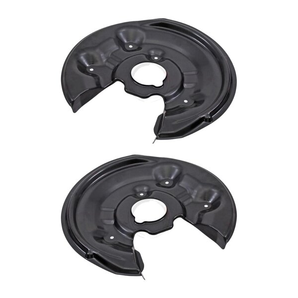 Brake disc splash plate set made of aluminium A.B.S. for AUDI A3 and others