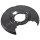 Brake disc splash plate set sheet steel Ø 308 mm A.B.S. for e.g. BMW 3 Series