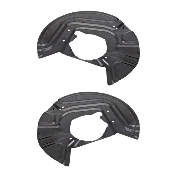 Brake disc splash plate set made of aluminium A.B.S. suitable for BMW X3