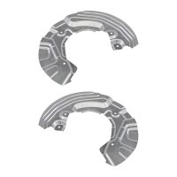 Spritzbleche-Set Bremsscheibe aus Aluminium A.B.S....