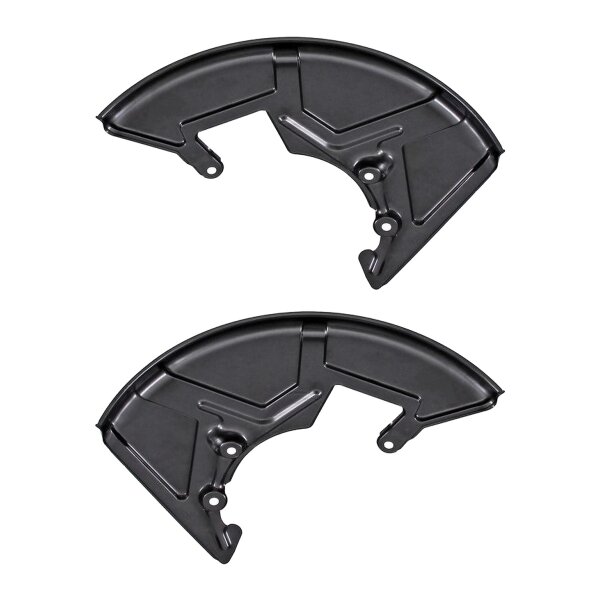 Brake disc splash plate set made of sheet steel A.B.S. for VW GOLF and others