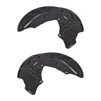 Brake disc splash plate set made of aluminium A.B.S. for...