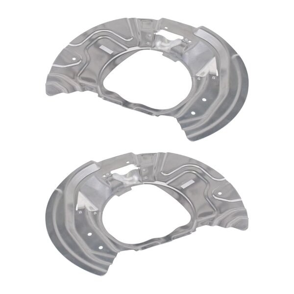 Brake disc splash plate set made of aluminium A.B.S. for BMW X5 and others