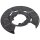 Brake disc splash plate set made of aluminium A.B.S. for BMW 3 Series and others