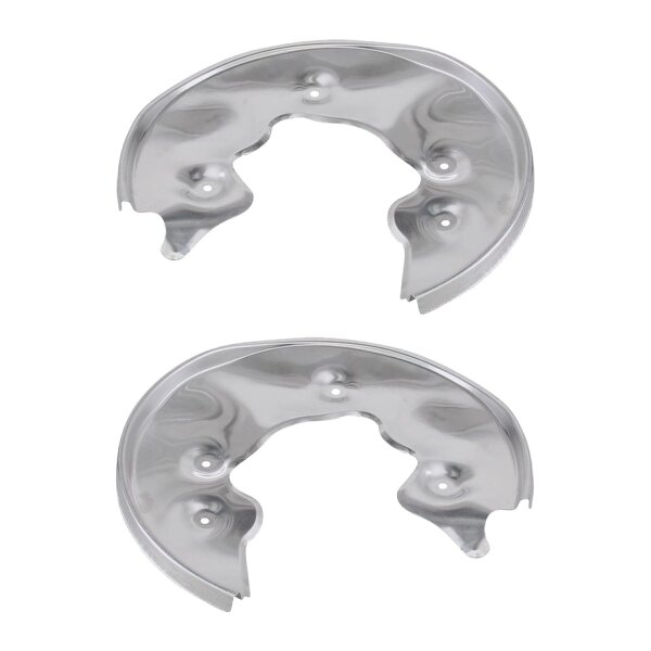 Brake disc splash plate set made of aluminium A.B.S. for AUDI A4 and others