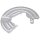 Brake disc splash plate set sheet steel Ø 270 mm A.B.S. for e.g. RENAULT KANGOO