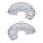 Brake disc splash plate set sheet steel Ø 272 mm A.B.S. for VW POLO and others