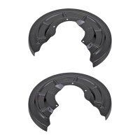 Brake disc splash plate set sheet steel Ø 295 mm...