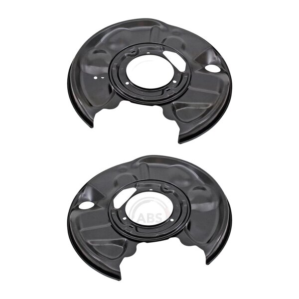 Brake disc splash plate set sheet steel Ø 356 mm A.B.S. for e.g. MB E-CLASS