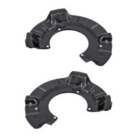 Brake disc splash plate set sheet steel A.B.S. suitable...