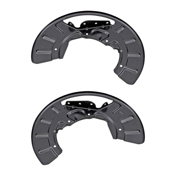 Brake disc splash plate set made of sheet steel A.B.S. for VW PHAETON