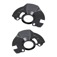 Brake disc splash plate set made of sheet steel A.B.S....