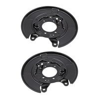 Brake disc splash plate set sheet steel A.B.S. for NISSAN...