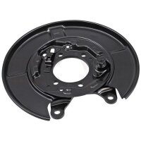 Brake disc splash plate set sheet steel A.B.S. for NISSAN QASHQAI