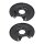Brake disc splash plate set sheet steel A.B.S. for NISSAN QASHQAI