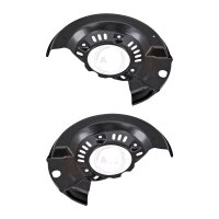Brake disc splash plate set sheet steel Ø 263 mm...