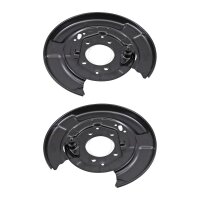 Brake disc splash plate set made of sheet steel A.B.S....
