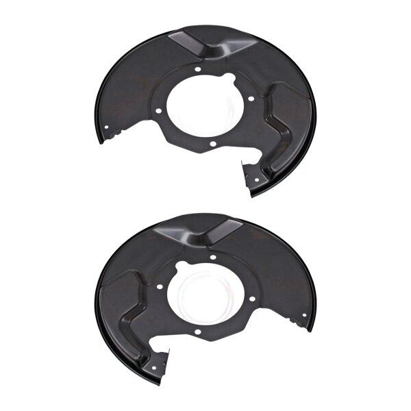 Brake disc splash plate set made of sheet steel A.B.S. for TOYOTA LAND