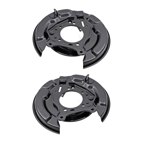 Brake disc splash plate set sheet steel Ø 370 mm A.B.S. for TOYOTA LAND