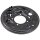 Brake disc splash plate set made of sheet steel A.B.S. for TOYOTA LAND