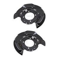 Brake disc splash plate set made of sheet steel A.B.S....