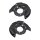 Brake disc splash plate set made of sheet steel A.B.S. for TOYOTA LAND